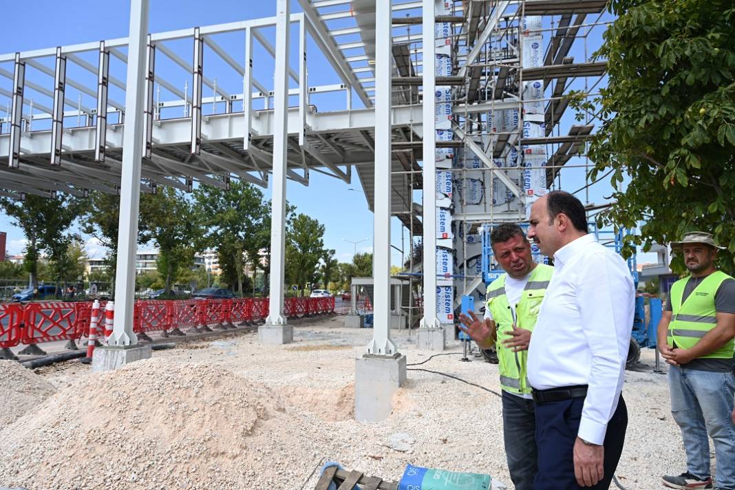 Konya'da Yazır Yaya Üst Geçidi'nin hizmete açılacağı tarih belli oldu 4